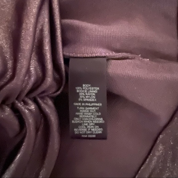 Express Strapless Metallic Top - Picture 6 of 6